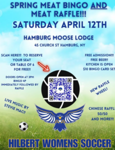 Hilbert Women's Soccer Spring Meat Raffle @ Hamburg Moose Lodge | Hamburg | New York | United States